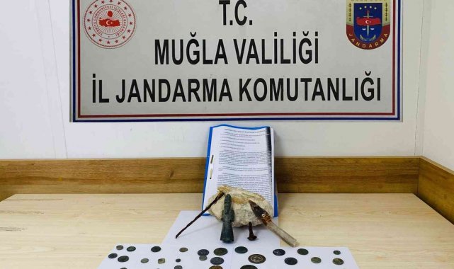 Fethiye'de tarihi eser operasyonu