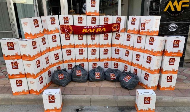 Galatasaray taraftarlarından 200 aileye gıda yardımı