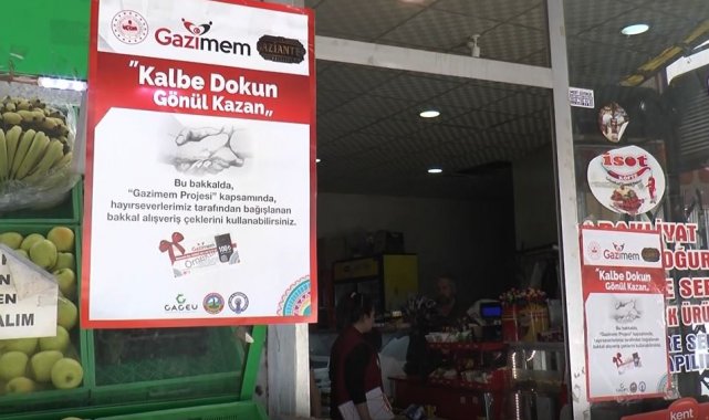 Gaziantep&#039;te 40 bin aileye 15 milyon liralık &quot;Bakkal Çeki&quot; dağıtıldı