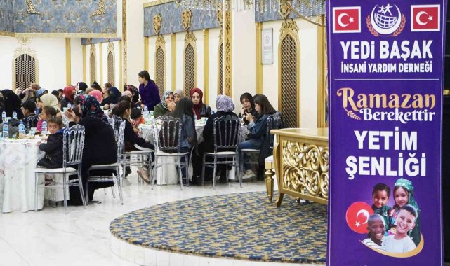Gaziantep'te yetimler gönül sofrasında buluştu