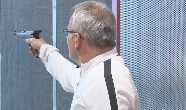 Gaziler, 2'inci havalı tabanca eğitimlerinde final atışlarını yaptı