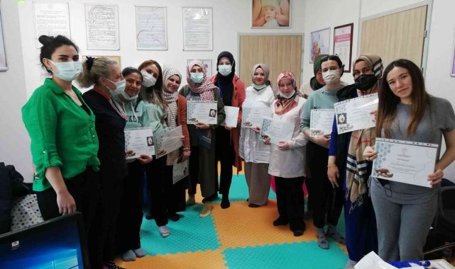 Gebe Okulu, eğitim programı hız kesmeden devam ediyor