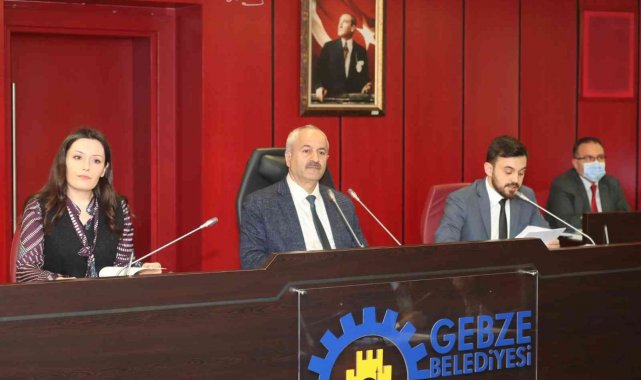 Gebze Belediyesi'nin nisan ayı meclisi yapıldı