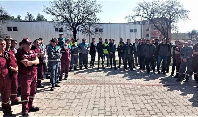 Gediz'de orman yangınları ile mücadele eğitimi