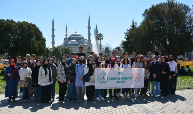 Gedizli öğrencilerden İstanbul gezisi