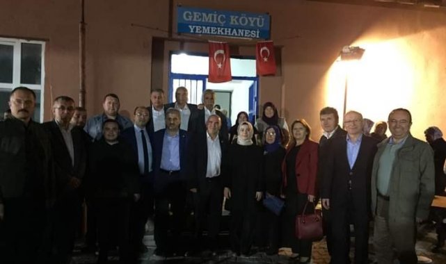 Gemiç Mahallesi'nde iftar programı düzenlendi