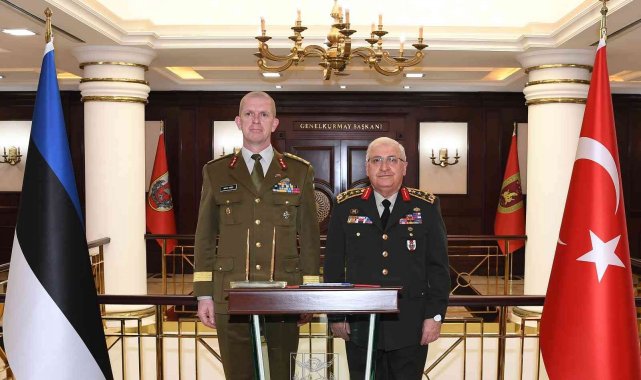 Genelkurmay Başkanı Orgeneral Güler, Estonya Cumhuriyeti Savunma Kuvvetleri Komutanı Korgeneral Herem'i ağırladı