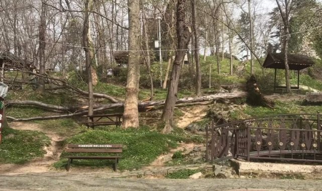 Giresun&#039;da şiddetli rüzgar çatıları uçurdu, yangınlara neden oldu