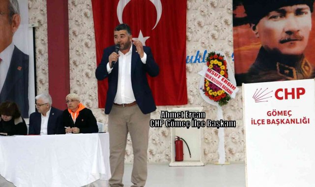 Gömeç CHP "Ahmet Ercan" dedi