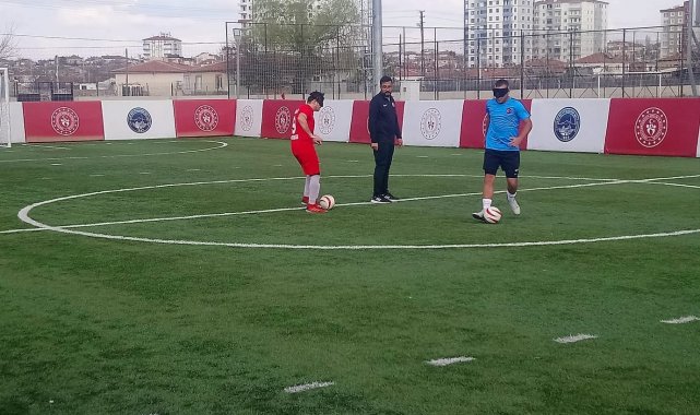 Görme Engelliler B1 Futbol Milli Takımı Kayseri&#039;de kamp yapıyor