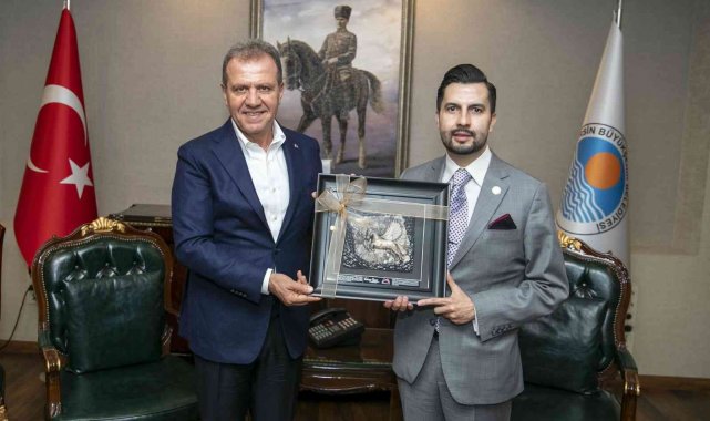 Guatemala'nın Ankara Büyükelçisi Barrios, Başkan Seçer ile buluştu