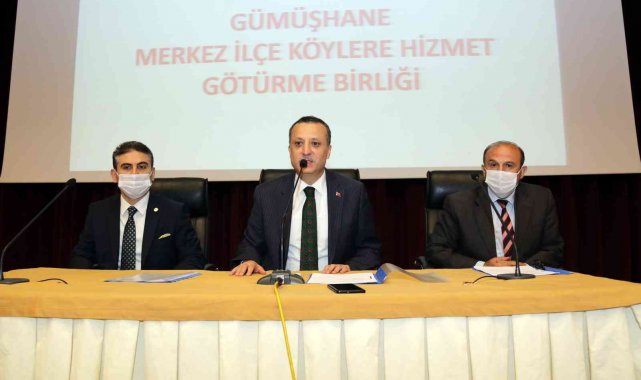 Gümüşhane'de Köylere Hizmet Götürme Birlik Meclisi toplantısı yapıldı