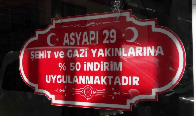 Gümüşhaneli esnaftan tüm Türkiye'ye "şehit yakınlarına indirim uygulayın" çağrısı