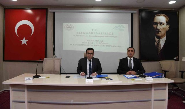 Hakkari&#039;de İl Koordinasyon Kurulu Toplantısı yapıldı