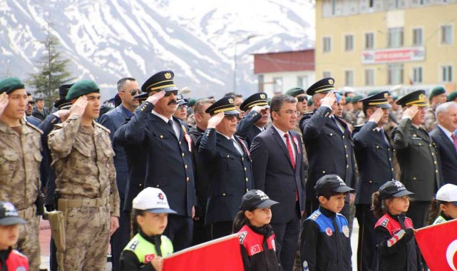 Hakkari'de Türk Polis Teşkilatının 177. kuruluş yıl dönümü törenlerle kutlandı