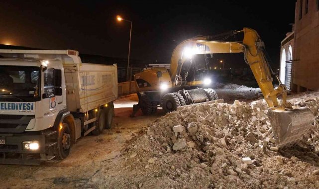 Haliliye&#039;de gece mesaisi