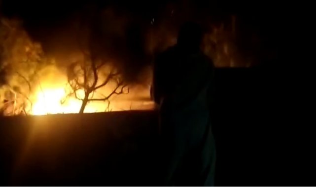 Hatay'da bitki örtüsü alanındaki yangın büyümeden söndürüldü