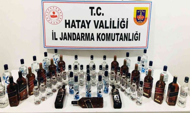 Hatay'da kaçak içki operasyonu