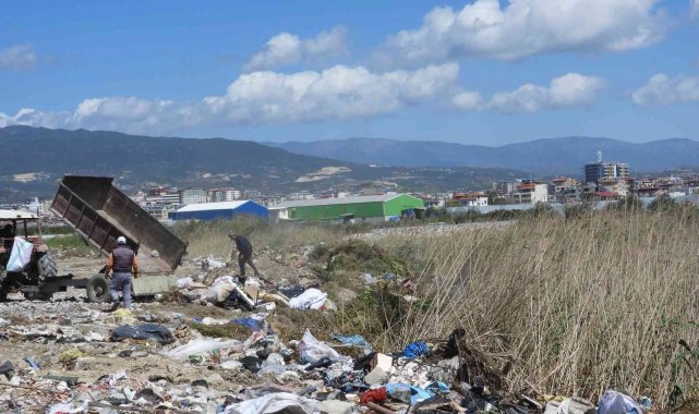 Hatay&#039;da kuşların barınma alanlarına çöp ve moloz dökülüyor