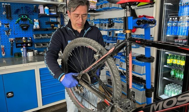 Havalar ısındı bisiklet bakımları hızlandı