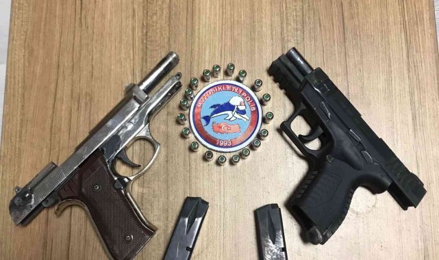 Havaya ateş açıp kaçan şahıslar yapılan takip sonrası yakalandı