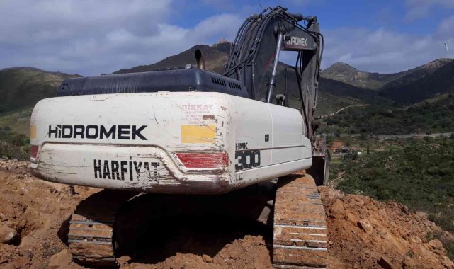 Hazine arazisindeki kaçak çalışmaya zabıta müdahale etti