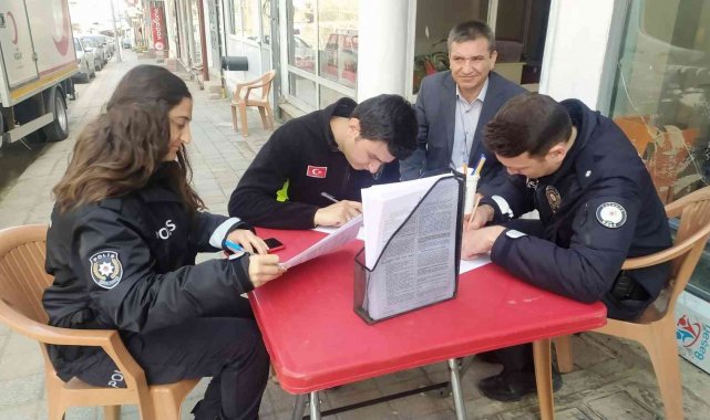 Hisarcık Emniyeti&#039;nden kan bağışına destek