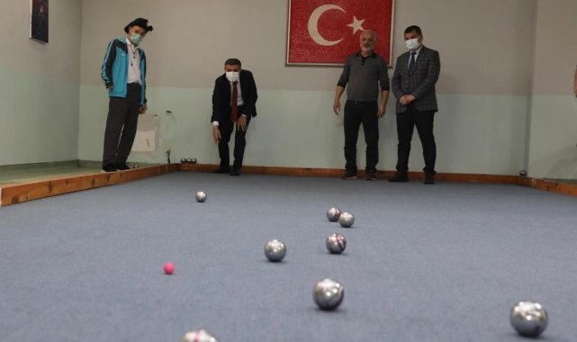 Huzurevi sakinleri Bocce ve Bilardoda iddialı