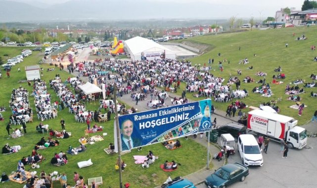 İftar sofrası çocuklar için kuruldu