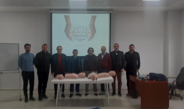 İlk yardım eğitimlerini tamamladılar