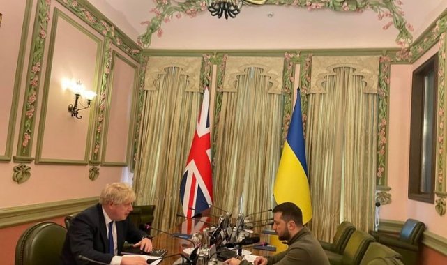 İngiltere Başbakanı Johnson&#039;dan Kiev&#039;e sürpriz ziyaret