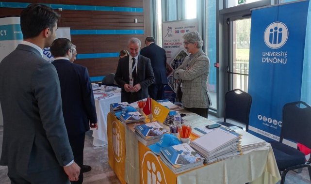 İnönü Üniversitesi Fransa'da eğitim fuarına katıldı