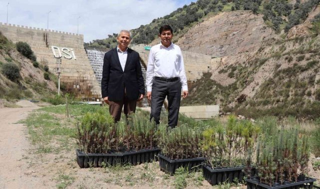 İsabeyli&#039;de 500 fidan toprakla buluştu