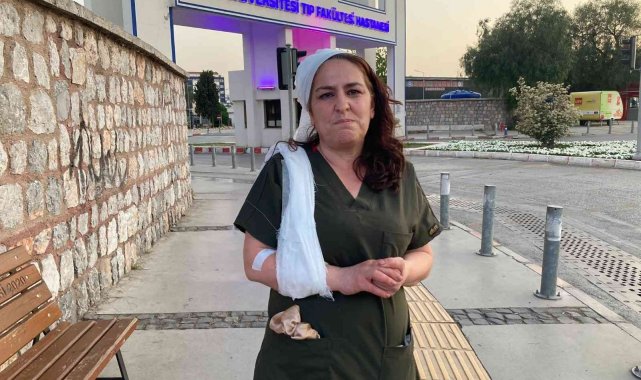İzmir&#039;de hastane içerisinde, doktordan doktor eşine şiddet
