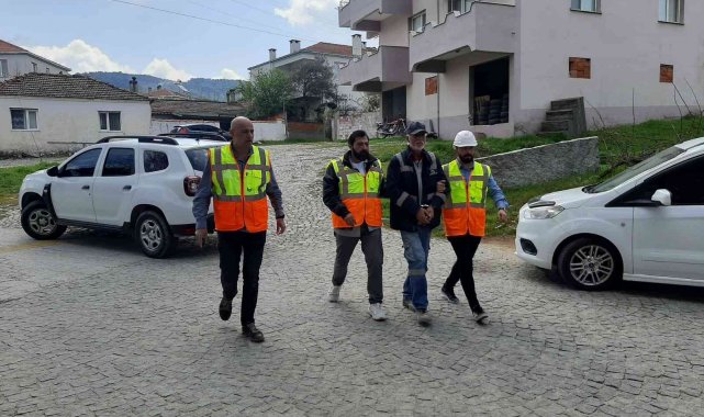 Jandarma işçi kılığında operasyonla aranan şahsı yakaladı