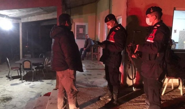 Jandarma tarafından yapılan denetimde yakalandılar