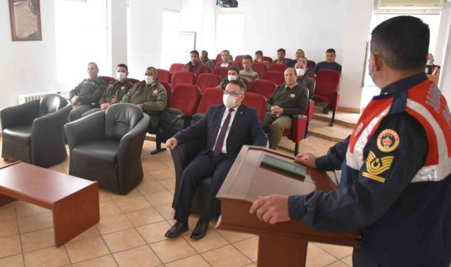 Jandarmadan ormancılara yangın ve kriminal eğitimi