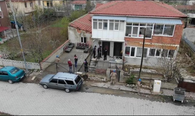 Jandarmanın suç örgütünü çökerttiği operasyon kamerada