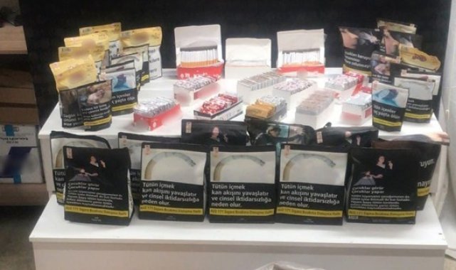 Kaçak tütün ve sigara operasyonunda 8 kişi yakalandı