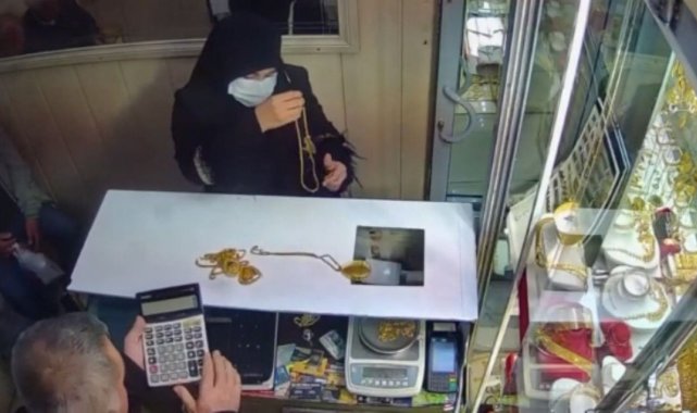 Kadın hırsız, çaldığı kolyenin ağırlığını beğenmeyince 80 bin lira değerinde daha ağırını çaldı