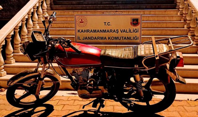 Kahramanmaraş'ta motosiklet hırsızı yakalandı