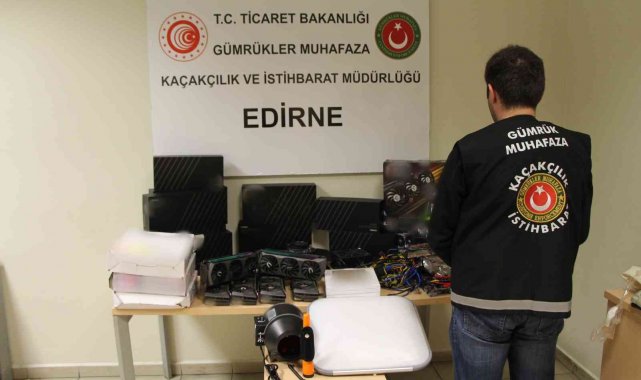 Kapıkule Gümrük Kapısı'nda 23 milyon TL değerinde kaçak eşya ele geçirildi