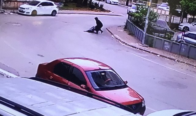 Kapkaççı dehşeti kamerada