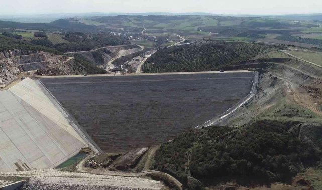 Karacabey Yeşildere Barajında sona doğru