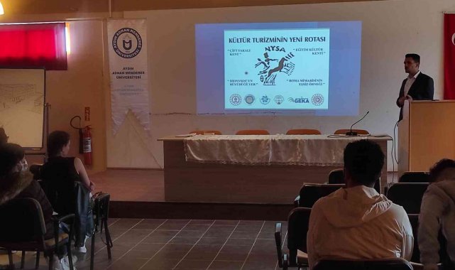 Karacasu Memnune İnci MYO'da Nysa Antik Kenti konuşuldu