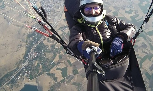 Karada başlayan uçuş, 83 kilometre sonra deniz kenarında son buldu