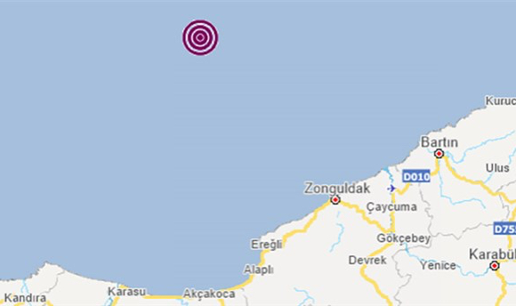 Karadeniz açıklarında deprem : İstanbul’da da hissedildi