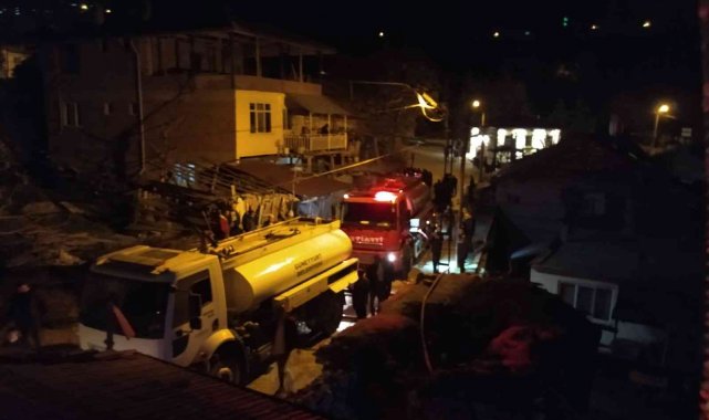 Karaman'da ev yangını