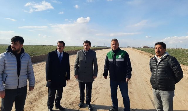 Karatay Belediyesi Obruk ve Sürüç mahalleleri arasındaki yolu genişletiyor