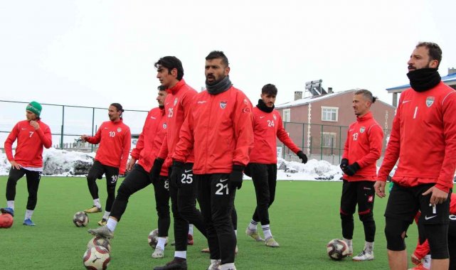 Kars 36 Spor Yakutiye maçı hazırlıklarını tamamladı
